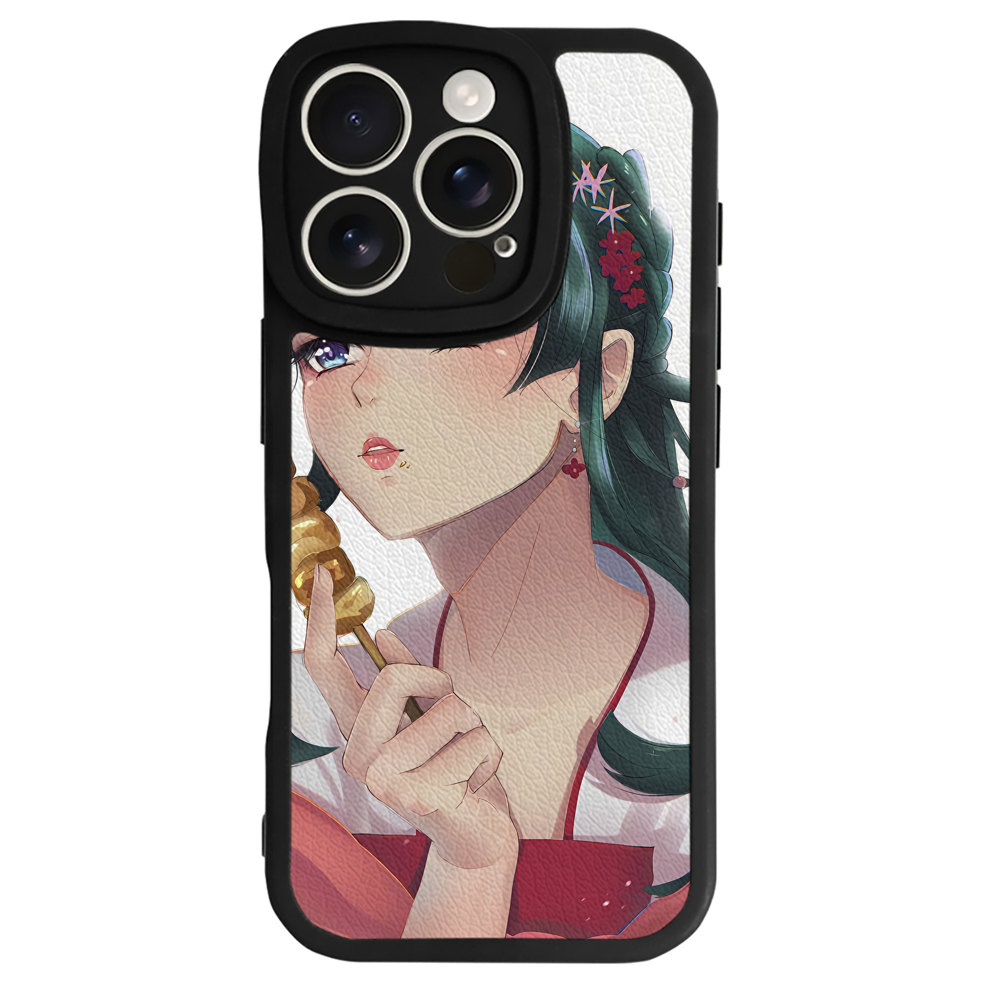 （画像用） 薬屋のひとりごと The Apothecary Diaries 【iPhone 16シリーズ対応】シリコンスマホケース（レザー調） 材質：シリコン